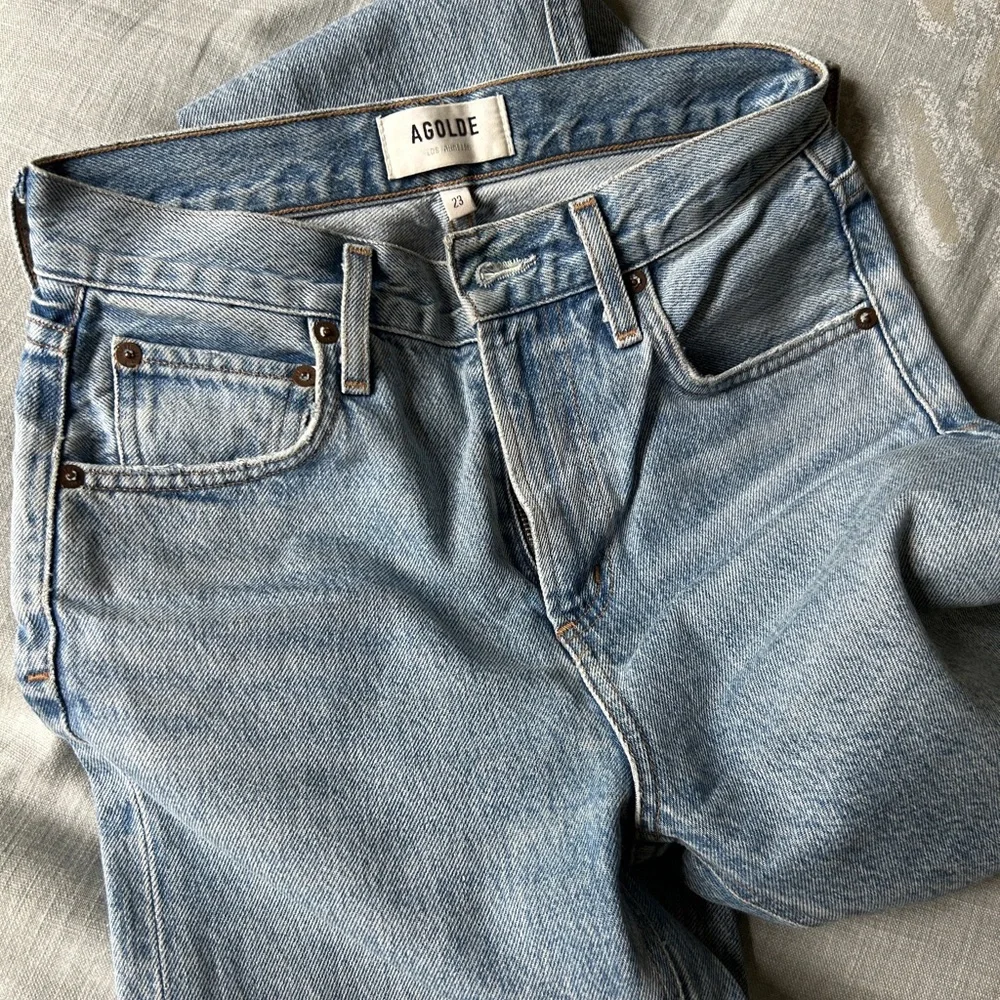 AGOLDE Cherie High Rise Straight Leg Jeans - Picture 2 of 4